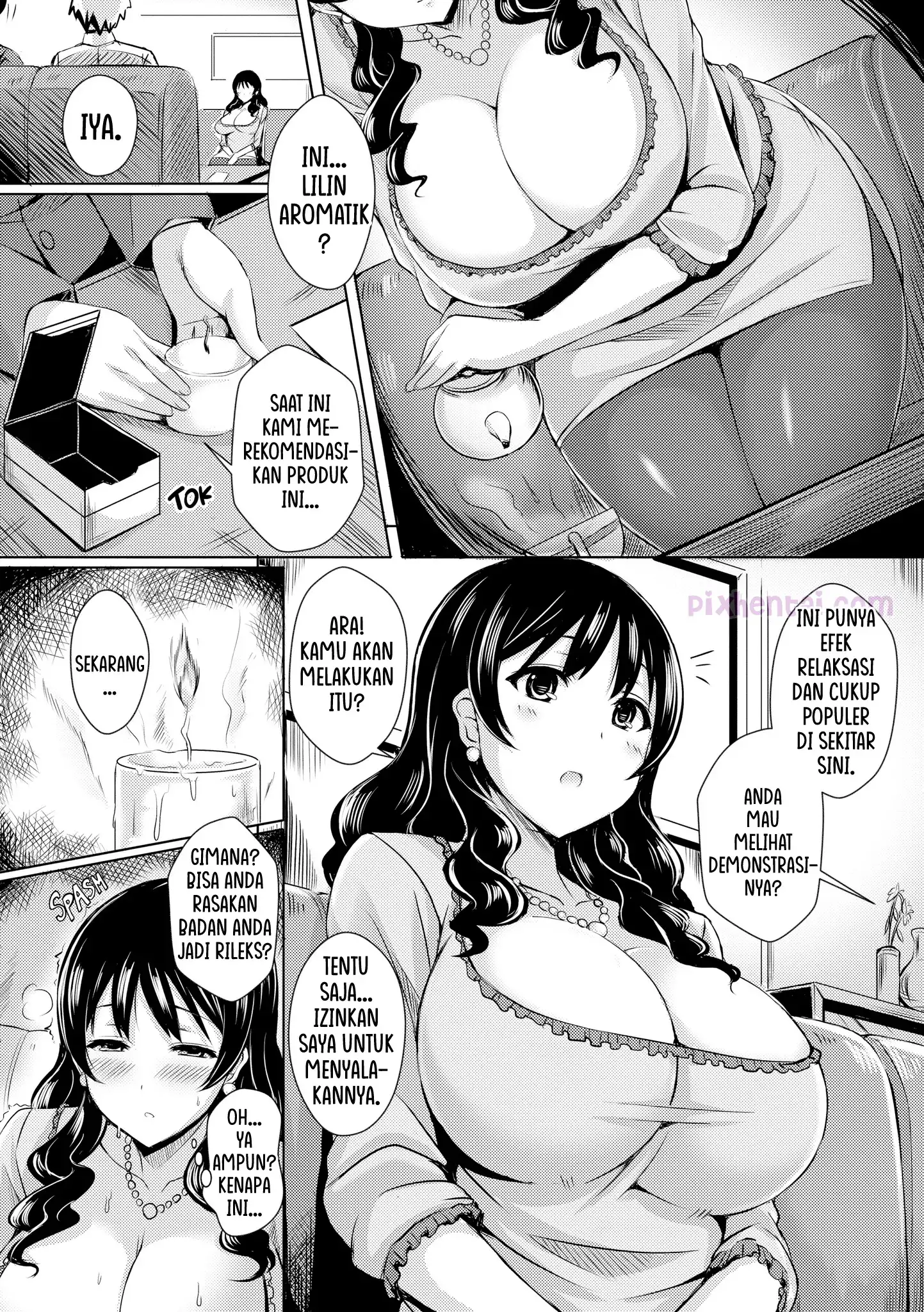 Komik hentai xxx manga sex bokep Honey Counter Sales Gadungan dan Milf Kesepian 4